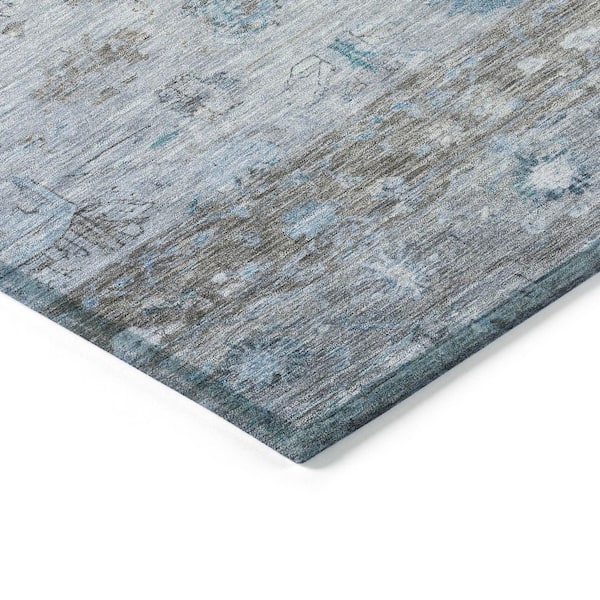 Chantille Machine Washable Indoor/Outdoor Abstract ACN2323 Sky 10 ft. x 14 ft. Area Rug