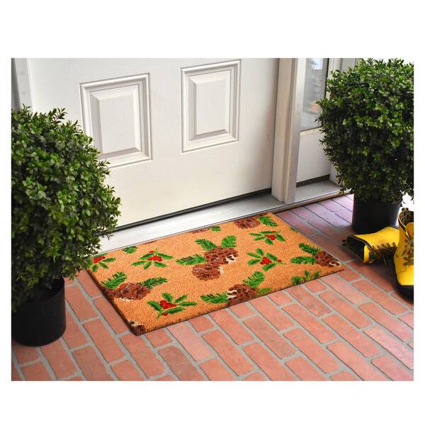 Calloway Mills Winter Wonderland 17 in. x 29 in. Coir Door Mat