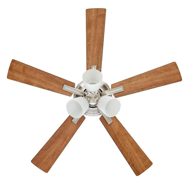 Hampton Bay Sinclair II 44 in. Indoor Brushed Nickel LED Ceiling