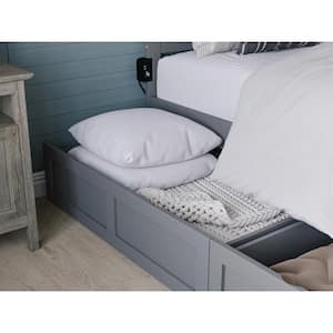 Atlantic Grey Queen/King/Twin Extra Long Bed Drawer (Set of 2)