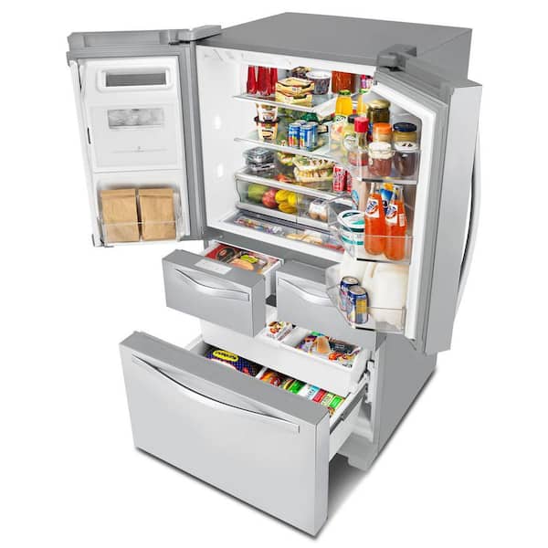 キラッとプリ☆チャンWR ER RRHR FR IR SR PR 約1222枚 Whirlpool 25.8 cu. ft. Double Drawer French Door Refrigerator in