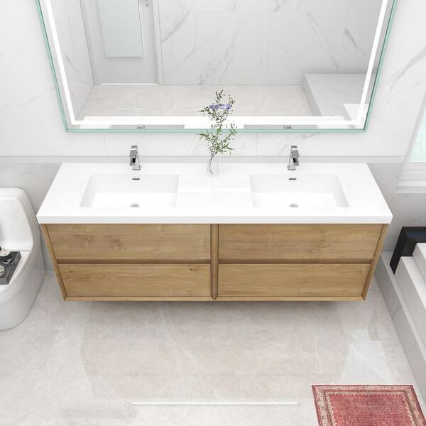 BV Better Vanity Kingdee 71 in. W x 20 in. D x 26 in. H Double