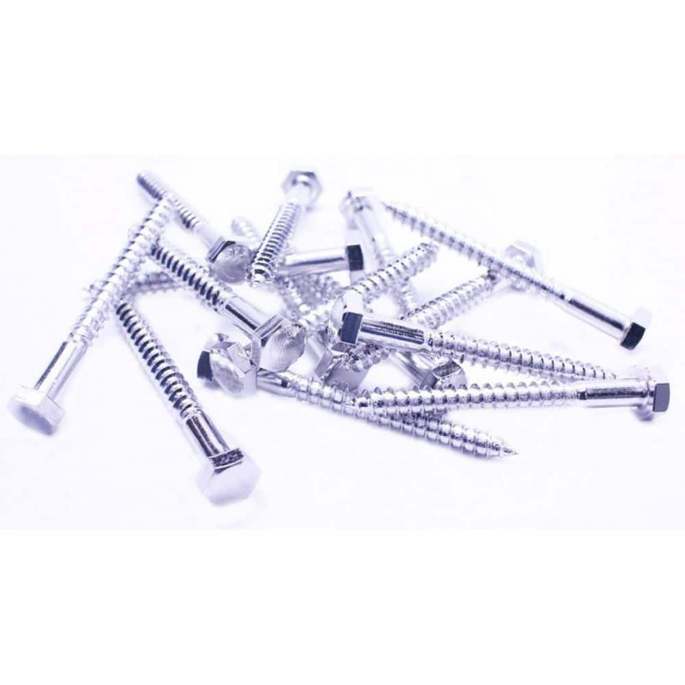 1/2 in. x 6 in. Hex Head Stainless Steel Lag Screws Treated with NL-19 (5-Pack) price history on PriceWatchPro