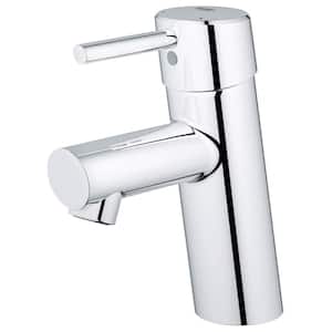 Concetto Single Hole Single-Handle Low-Arc Bathroom Faucet in StarLight Chrome