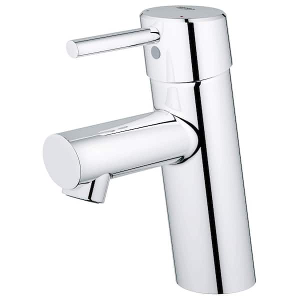 Concetto Single Hole Single-Handle Low-Arc Bathroom Faucet in StarLight Chrome