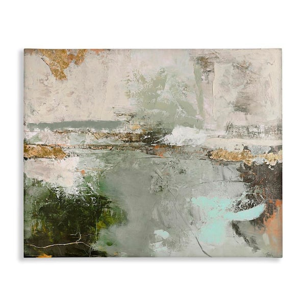 Stupell Industries Abstract Seascape Landscape by Design Fabrikken Unframed Abstract Graphic Art Print 36 in. x 48 in.