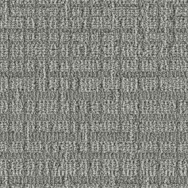 8 in. x 8 in. Pattern Carpet Sample - Shoreacres -Color Granite