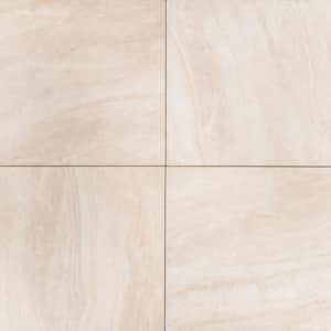 Praia Crema 24 in x 24 in. Porcelain Paver Floor and Wall Tile (8 sq. ft. / case)