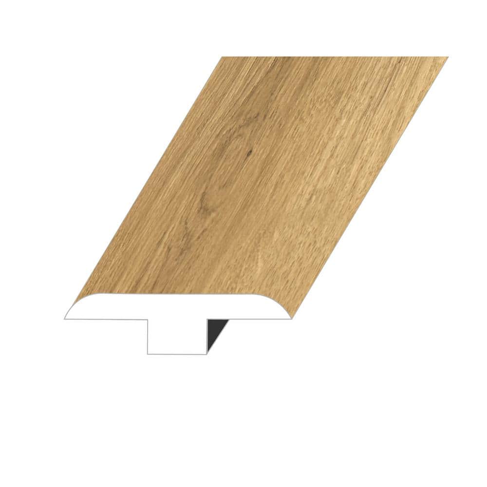Rhodes Moroccan Tan 0.5 in. Thick x 1.8 in. W x 94.5 in. L HDF Waterproof Laminate Embossed Wood Look T-Molding price history on PriceWatchPro