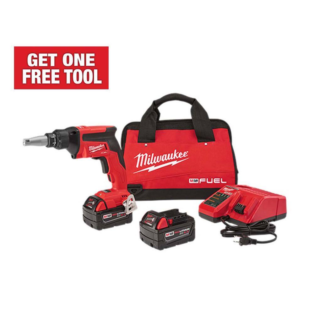 Reviews for Milwaukee M18 FUEL 18V LithiumIon Brushless Cordless Drywall Screw Gun Kit with (2