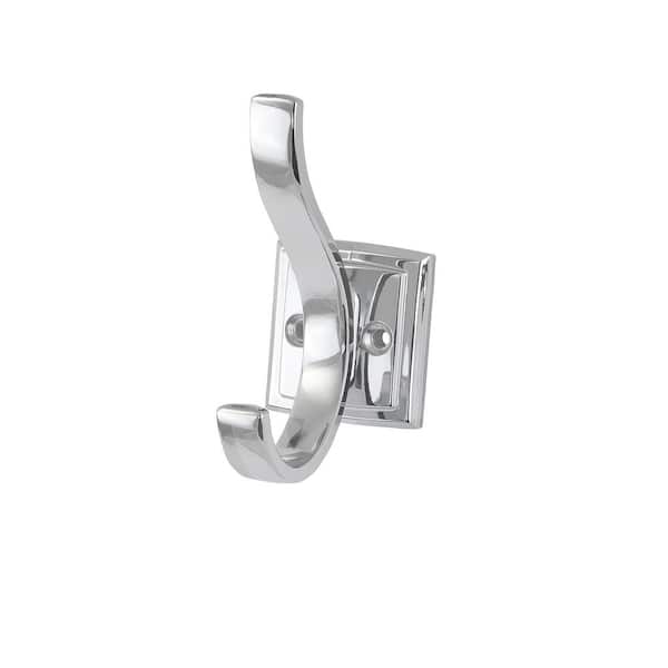 HICKORY HARDWARE Dover 3/4 in. Chrome Hook (5-Pack)
