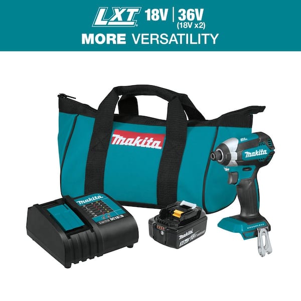 Makita 18V LXT Lithium-Ion Brushless Cordless Impact Driver Kit with (1) Battery 3.0Ah