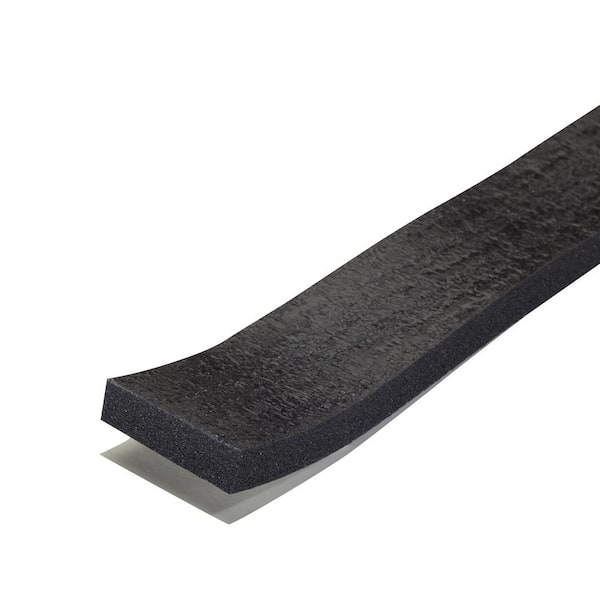 M-D Building Products 3/8 in. x 1-1/4 in. x 10 ft. Black Sponge Window Seal for Ex-Large Gaps