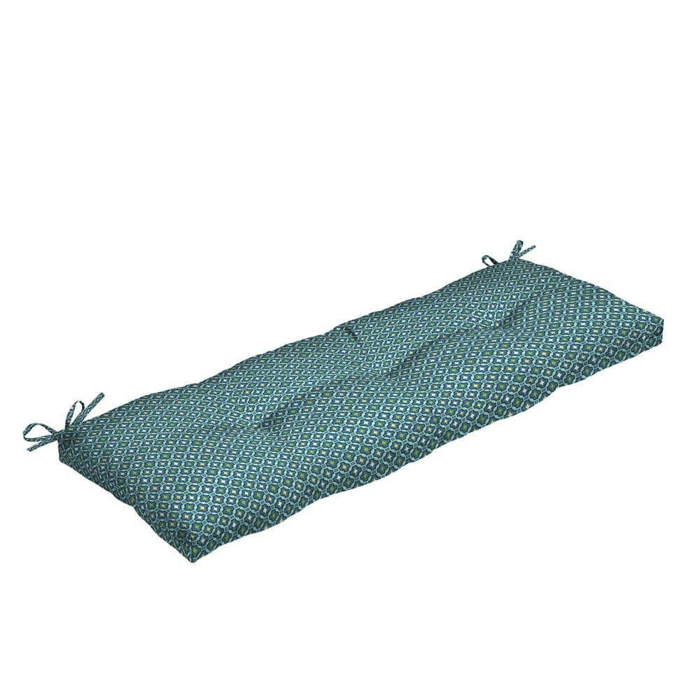 ARDEN SELECTIONS Rectangle Outdoor Plush Modern Tufted Bench Cushion ...