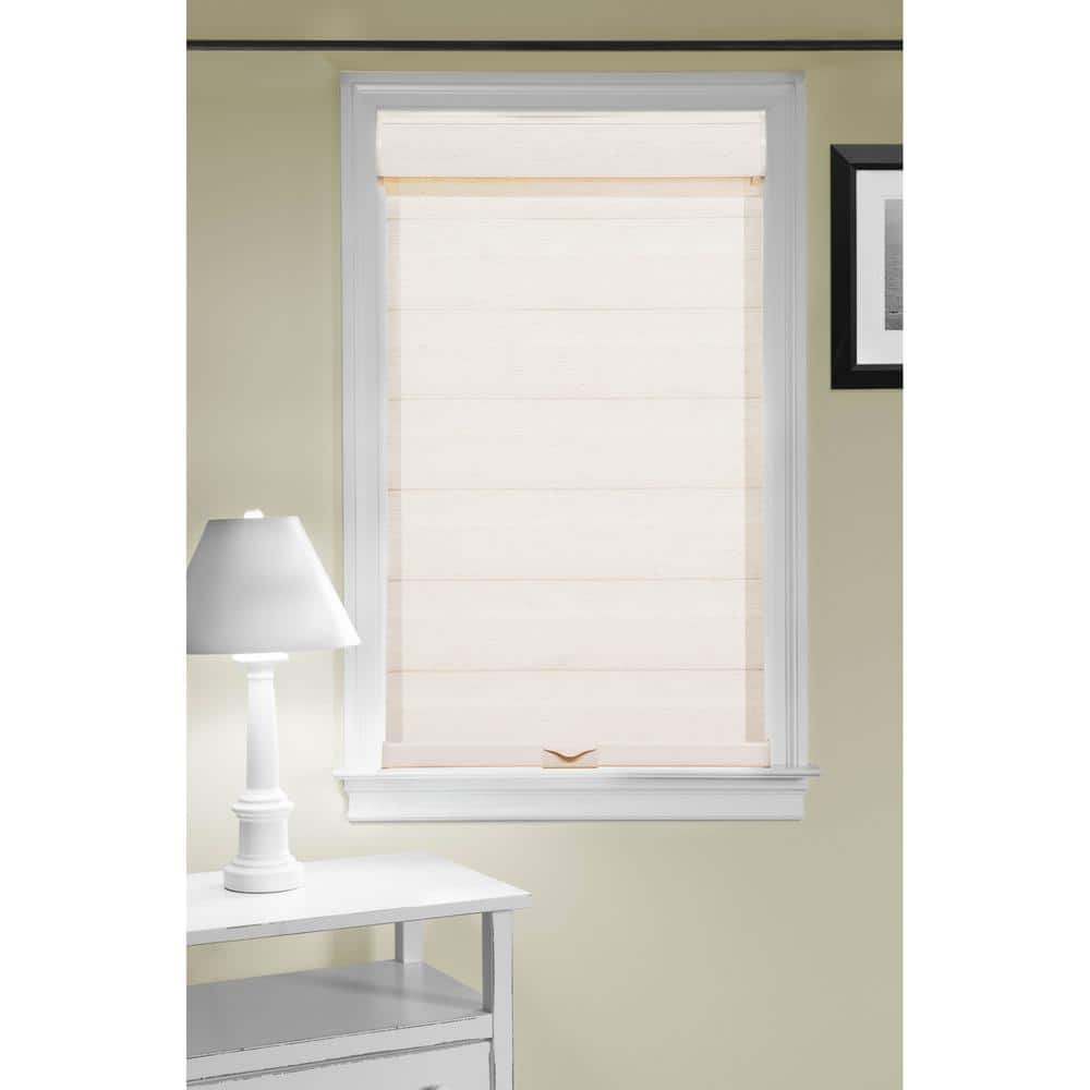 Linen Cordless Sheer Double Layered Solar Shade 23"x72"
