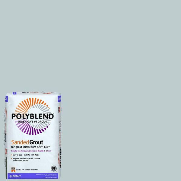 Custom Building Products Polyblend #115 Platinum 25 lb. Sanded Grout