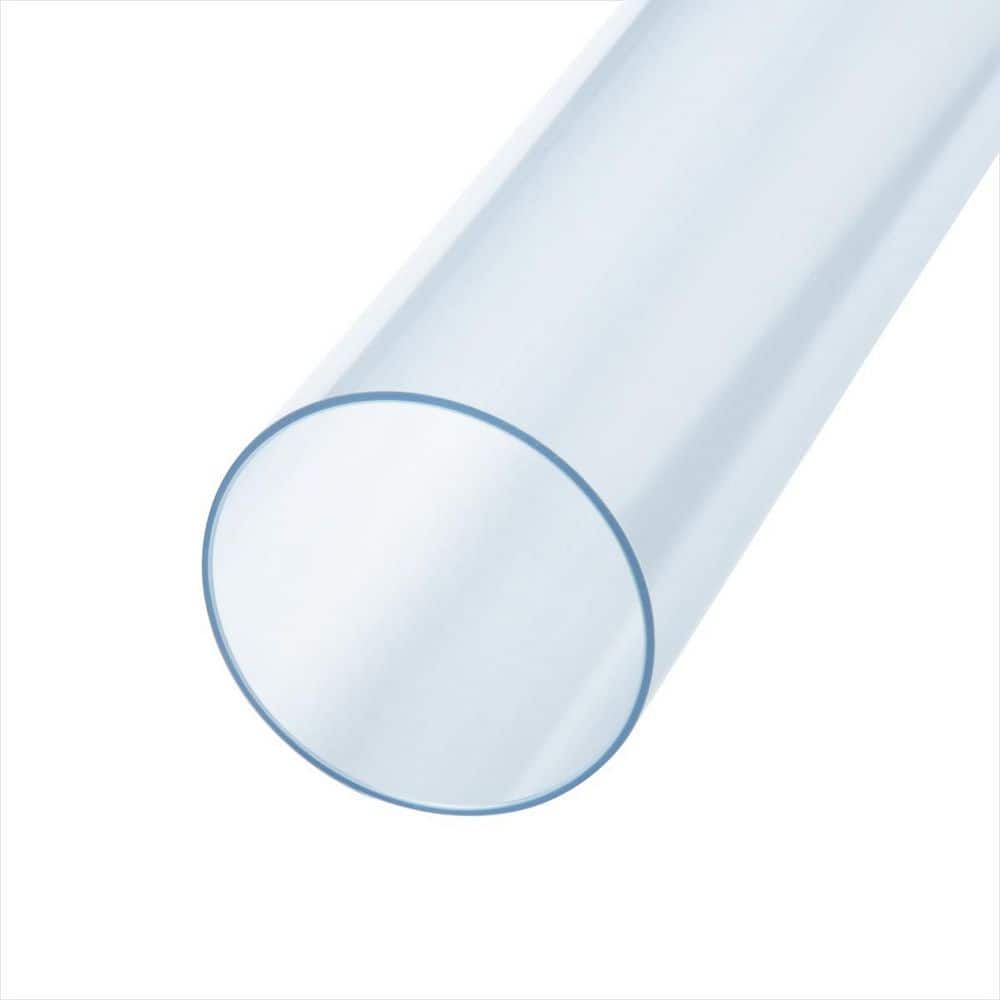Clear Plastic Tubes with Thick Walls for Use as Shipping Tubes and