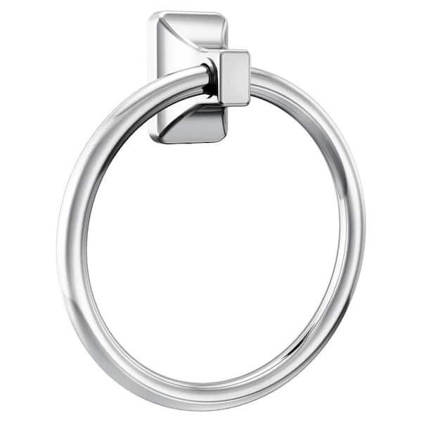 MOEN Adler Wall Mounted Towel Ring in Chrome