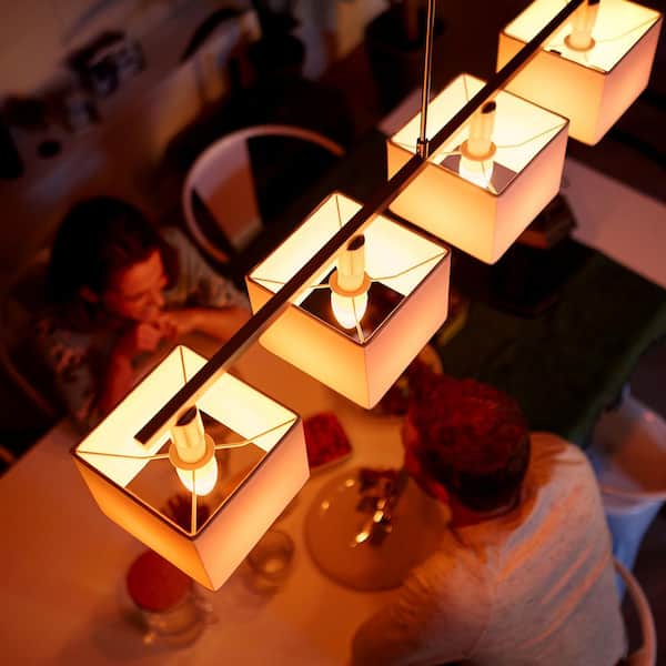 40-Watt Equivalent E12 Smart LED Candelabra Tunable White Light Bulb with Bluetooth (1-Pack)