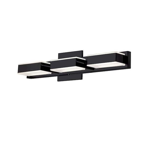 Dainolite 4.5 in. Matte Black LED Vanity Light Bar