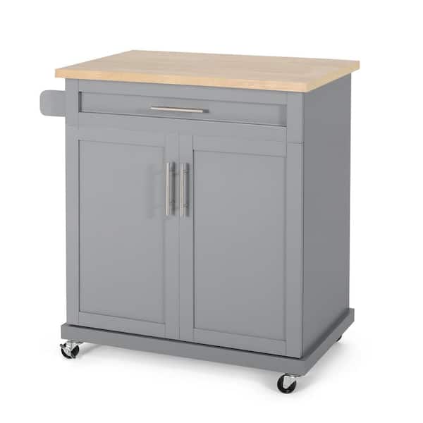 Unbranded Outdoor Grill Cart Environmentally Friendly with Drawer and A 2-Door Cabinet