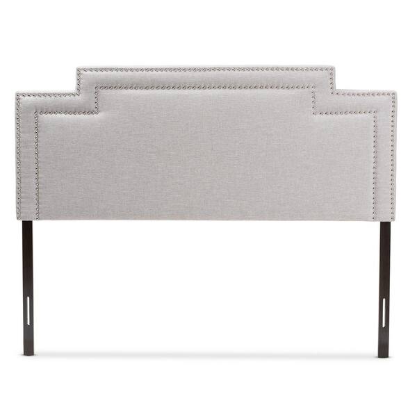 Baxton Studio Casey Greyish Beige King Headboard