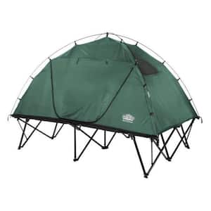 Double Compact Quick Setup 2 Person Tent Cot, Chair and Tent, Green