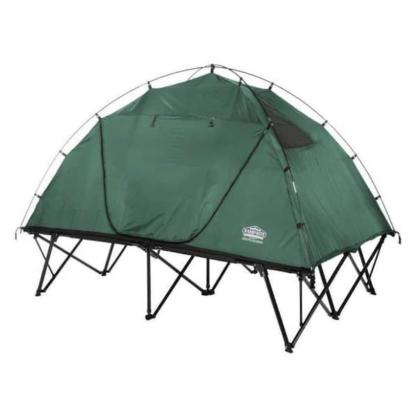 KampRite Double Compact Quick Setup 2 Person Tent Cot, Chair and Tent