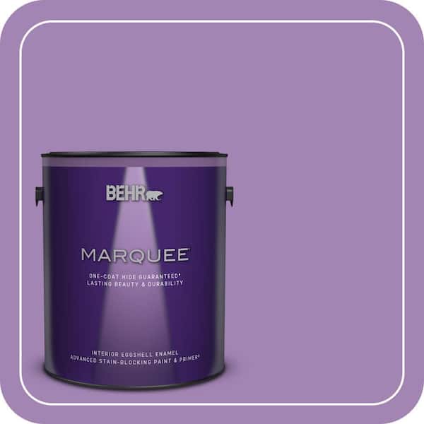 BEHR MARQUEE 1 gal. #660B-6 Daylight Lilac Eggshell Enamel Interior Paint & Primer
