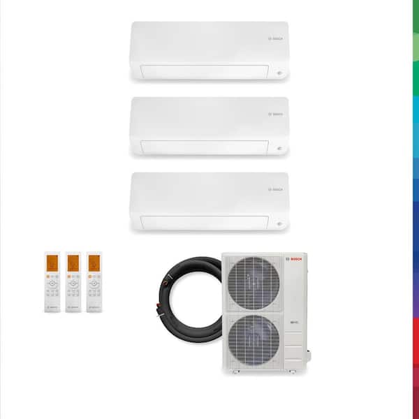 Gen 2/3 48,000 BTU 4 Ton 3-Zone Ductless Mini Split Air Conditioner with Heat Pump 230-Volt