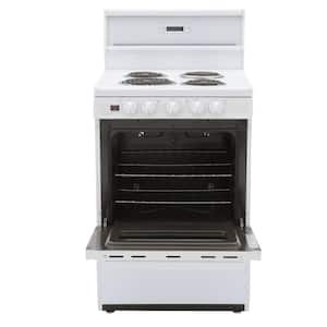 24 in. 2.97 cu. ft. Electric Range in White