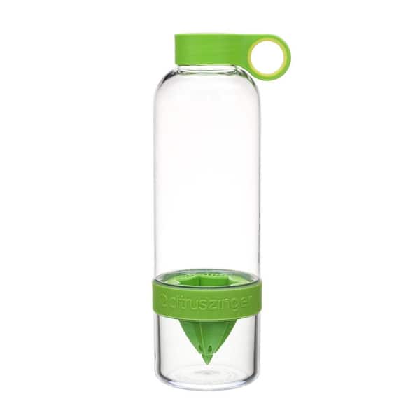 Unbranded 28 oz. Citrus Infusion Water Bottle in Green