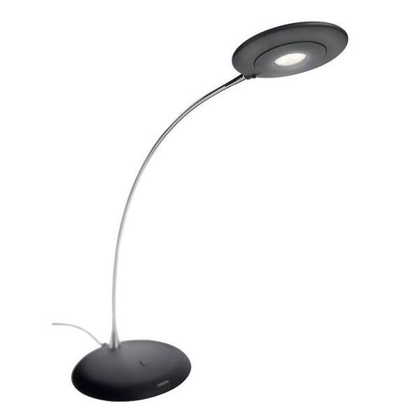 Philips Float 19.5 in. Black Desk Lamp