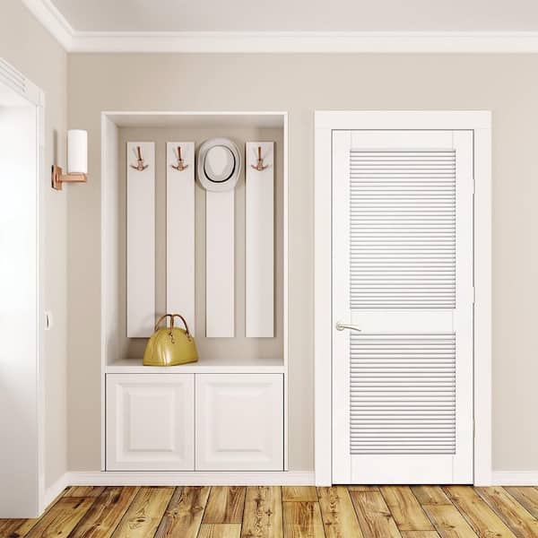 Alexandria Moulding 26 in. x 80 in. x 1-3/8 in. 1-1/4 in Louver