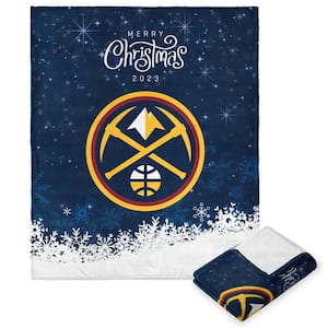 NBA Christmas 2023 Nuggets Multicolor Polyester Silk Touch Throw Blanket