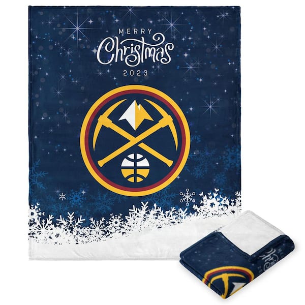 THE NORTHWEST GROUP NBA Christmas 2023 Nuggets Multicolor Polyester Silk Touch Throw Blanket