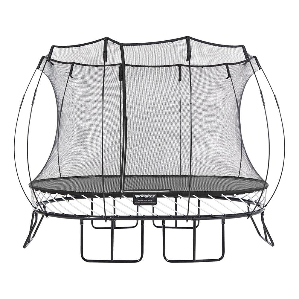 oven Van toepassing opleiding SPRINGFREE Kids 8 ft. x 11 ft. Outdoor Medium Oval Trampoline with  Enclosure O77 - The Home Depot