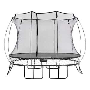Kids 13 ft. Outdoor Jumbo Square Trampoline with Enclosure
