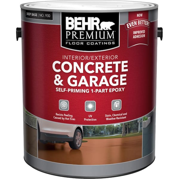 BEHR PREMIUM 1 gal. Deep Base Self-Priming 1-Part Epoxy Interior ...