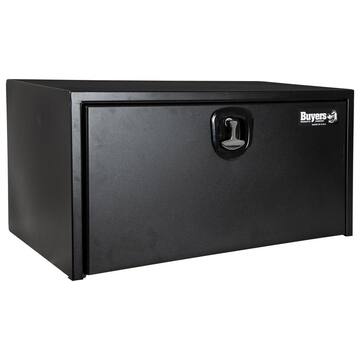 18 in. x 18 in. x 36 in. Matte Black Textured Steel Underbody Truck Tool Box