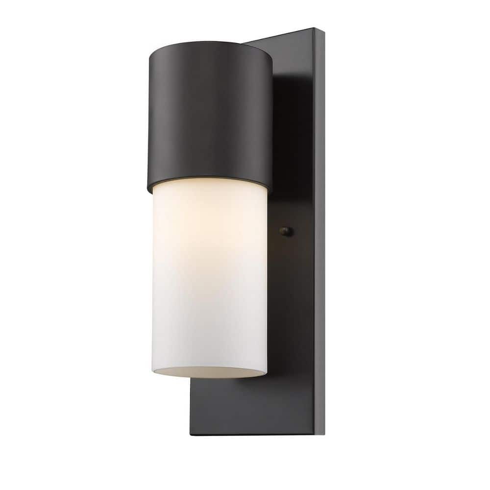 16 in. White Outdoor Hardwired Sconce with No Bulbs Included price history on PriceWatchPro
