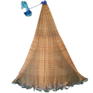 6FT Dia x 0.47 in Heavy Duty Fishing Net, Easy to Throw, No Ring
