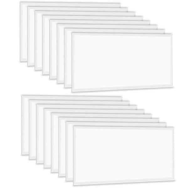 2 ft. x 4 ft. 7800 Lumens Integrated LED Troffer Light 5000K ETL Listed LED Edge-lit Panel Light (16-Pack)