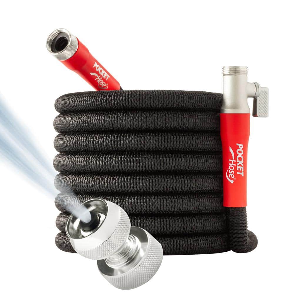 Pocket Hose Silver Bullet 2.0 Expandable Garden Hose 3/4 in. x 75 ft