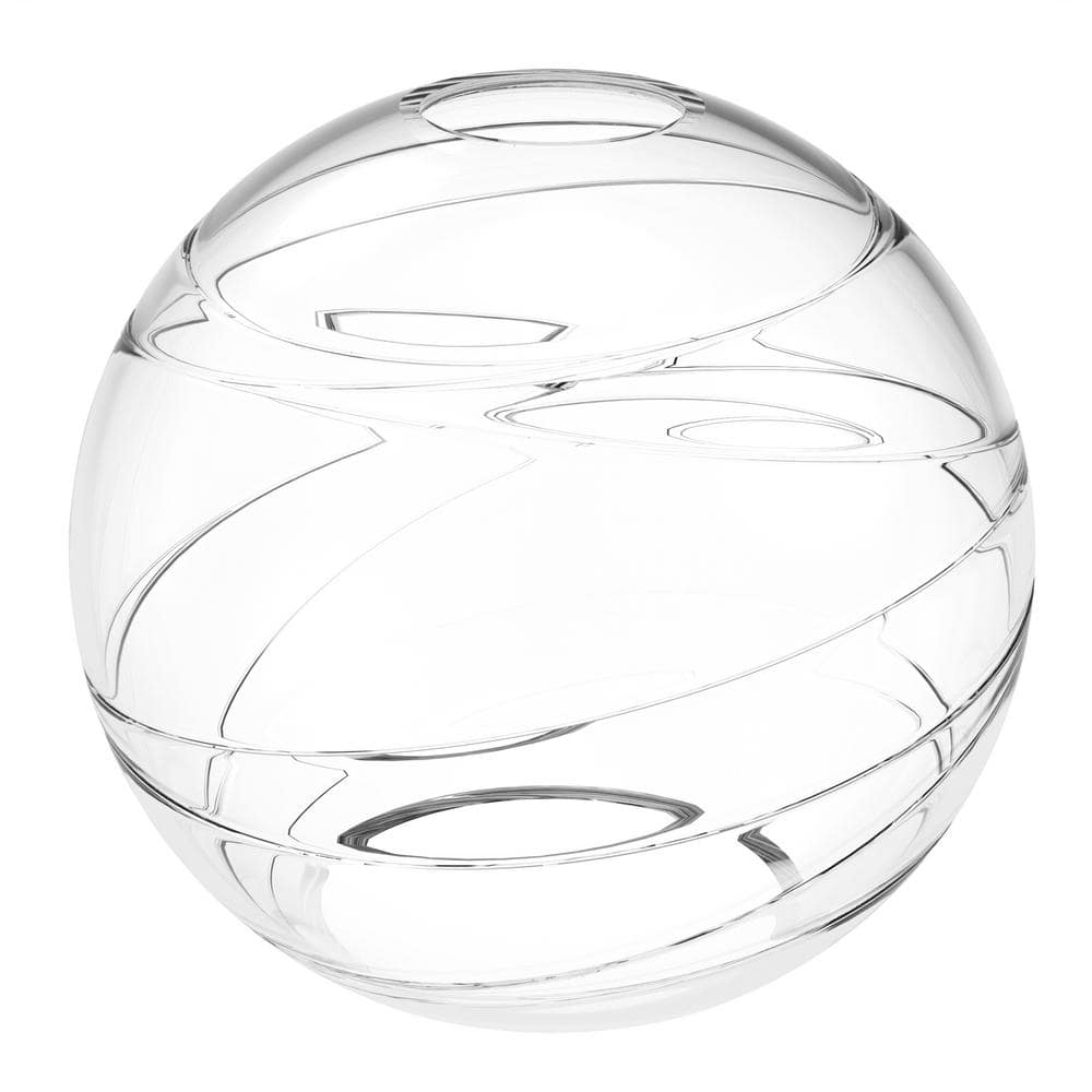 6 in. Clear Glass Globe Vanity Shade with 6 in. Neckless Fitter for Bathroom price history on PriceWatchPro