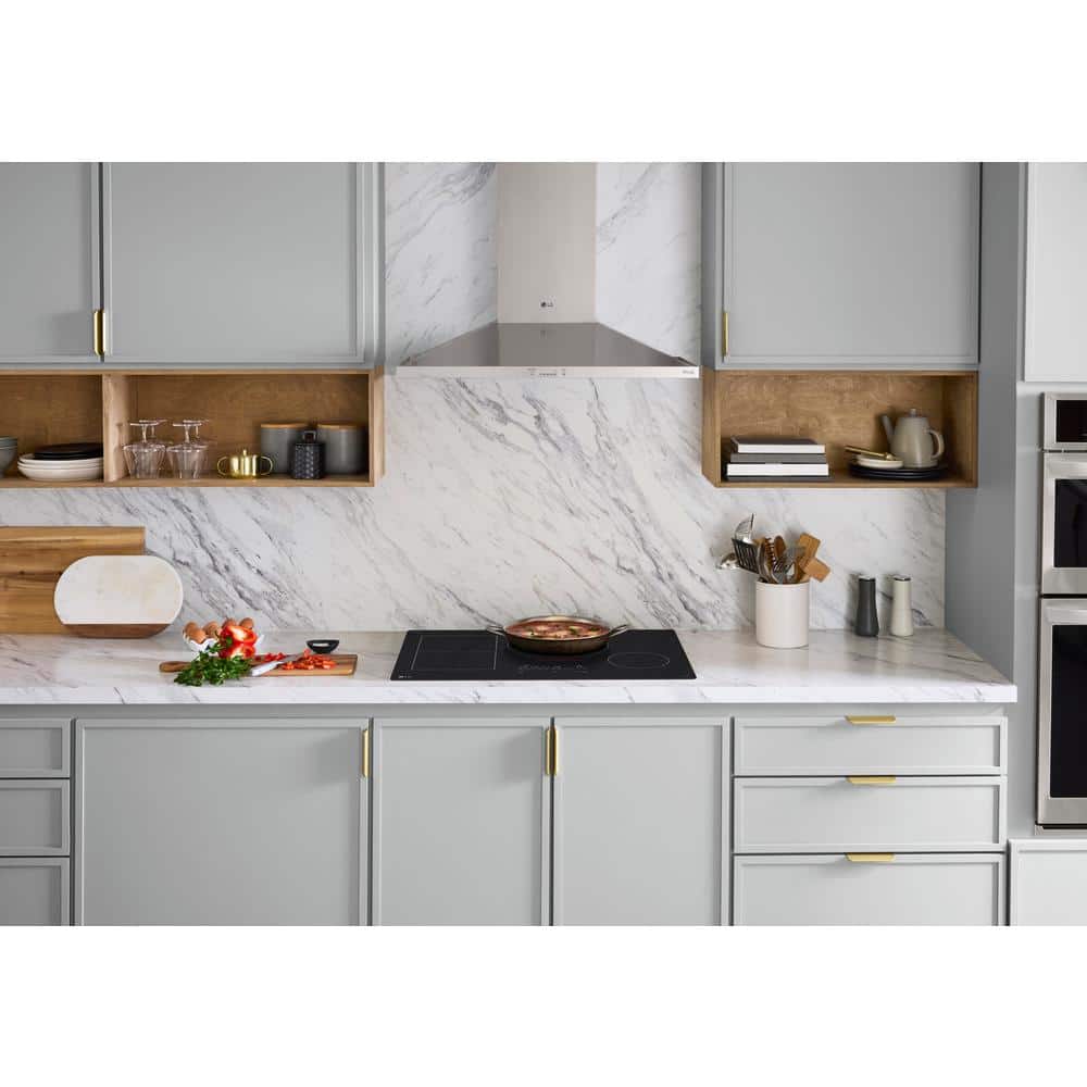 30" Black Ceramic Induction Cooktop with Touch Control