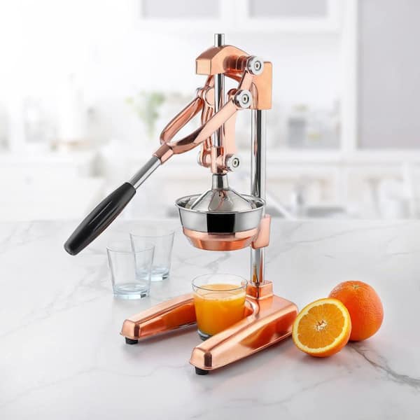 Zulay Kitchen Professional Citrus Juicer-Extra Tall Rose Gold