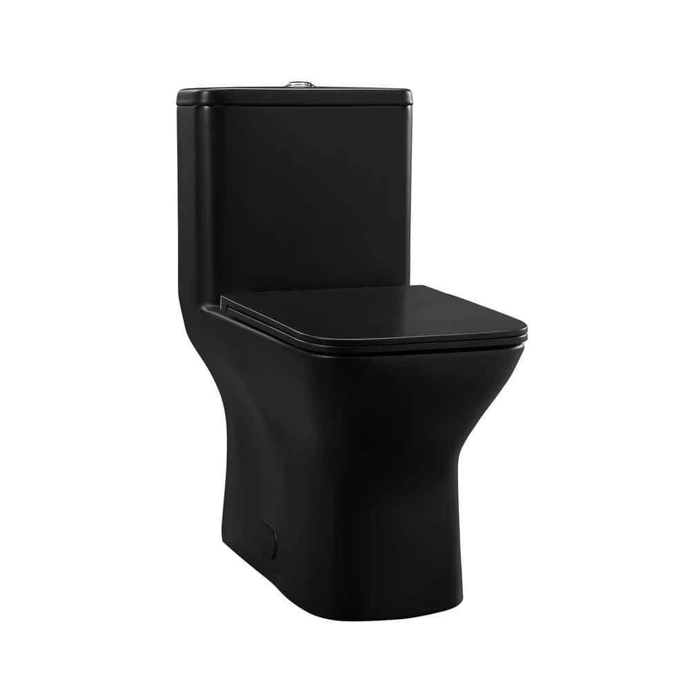 Swiss Madison Carre 1 Piece 08128 Gpf Dual Flush Square Toilet In