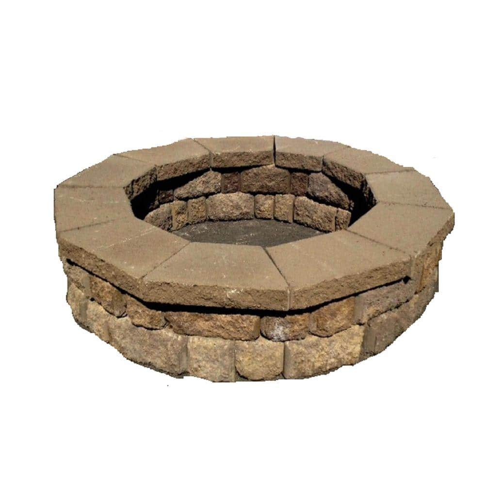 60 In Highland Autumn Fire Pit Kit, Home Depot Fire Pit Kit