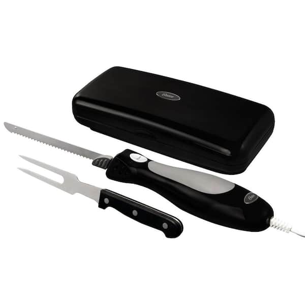 Oster 8 in. Stainless Steel Electric Knife with Carving Fork and